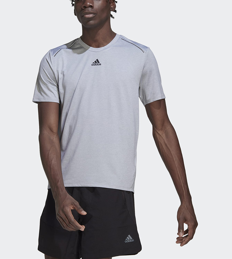 Buy Adidas Hiit Training T Shirt In Silver 6thStreet UAE