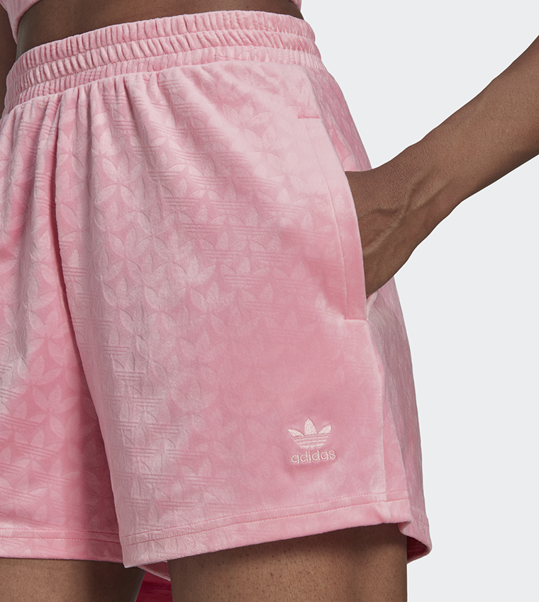 adidas velvet shorts