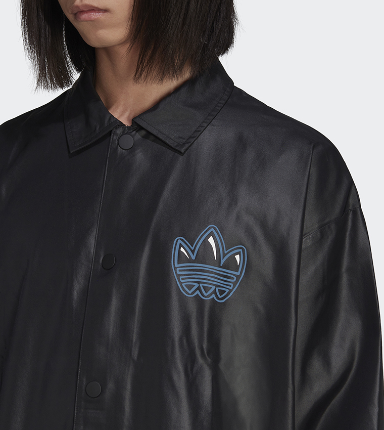 Logo Detailed Coach Jacket