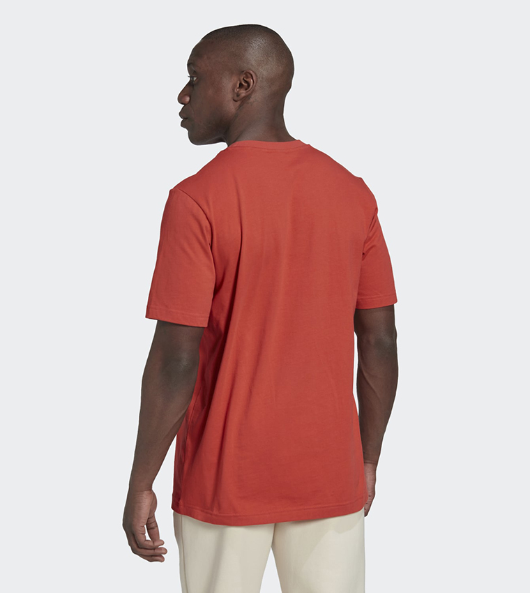 Buy Adidas Graphics Mellow Ride Club Crew Neck T Shirt In Red