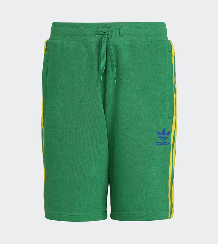 Buy Adidas Adicolor 3 Stripes Shorts In Green 6thStreet Oman