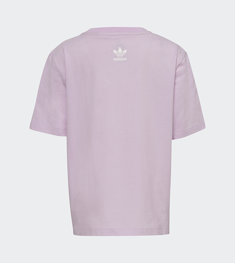 Adidas lilac t shirt on sale