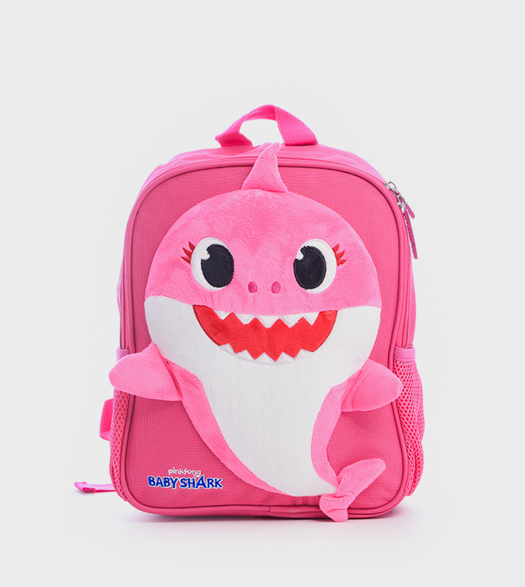 Buy BABY SHARK HOLLYWOOD MAGIC Baby Shark Print Backpack With Pencil Case In Pink 6thStreet Qatar