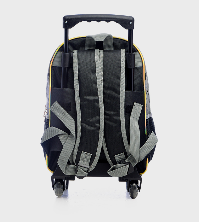 HOLLYWOOD MAGIC Batman Print Trolley Backpack