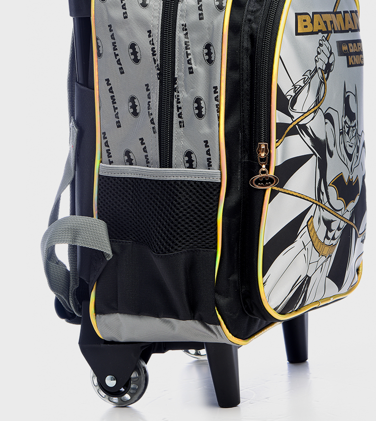 HOLLYWOOD MAGIC Batman Print Trolley Backpack
