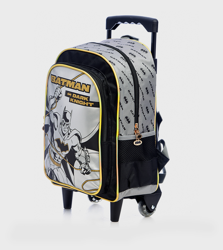 HOLLYWOOD MAGIC Batman Print Trolley Backpack