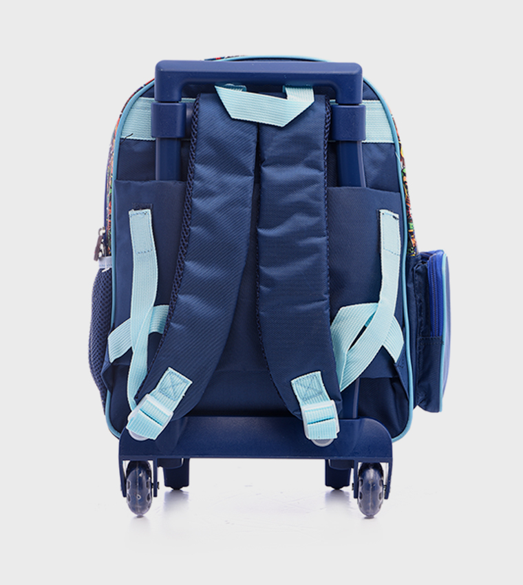 HOLLYWOOD MAGIC Crash Bandicoot Print Trolley Backpack
