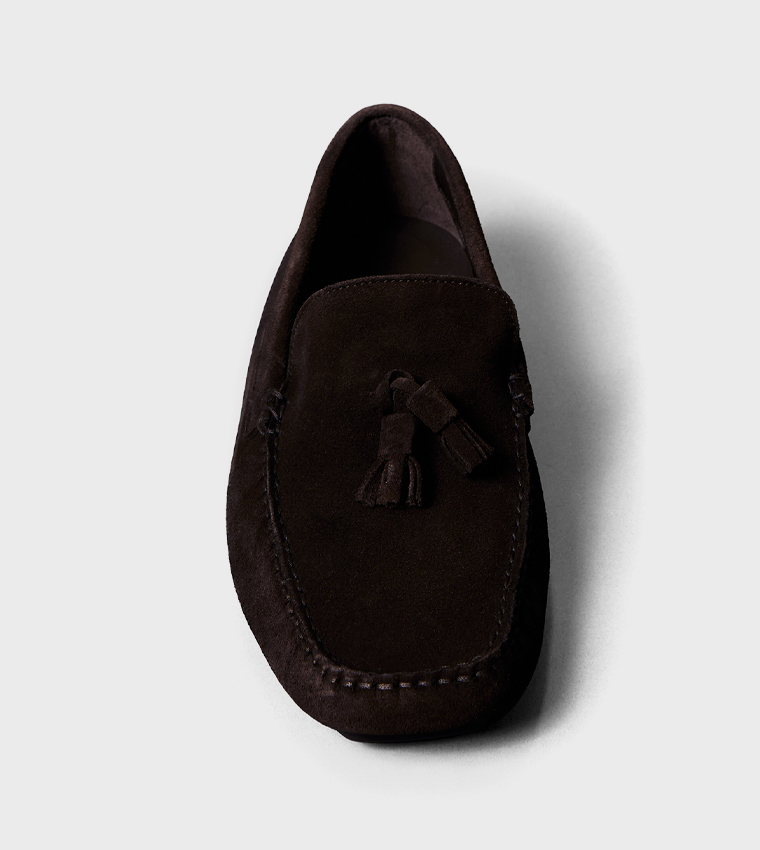 Round Toe Tassels Loafers