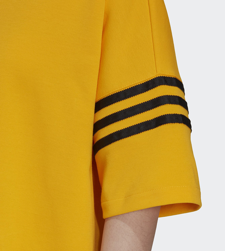 ☆Adidas☆Originals Adicolor Neuclassics Tee Dress Yellow Buy Adidas Adicolor Neuclassics T Shirt Dress In Yellow