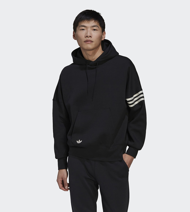 H and m black hoodie sales