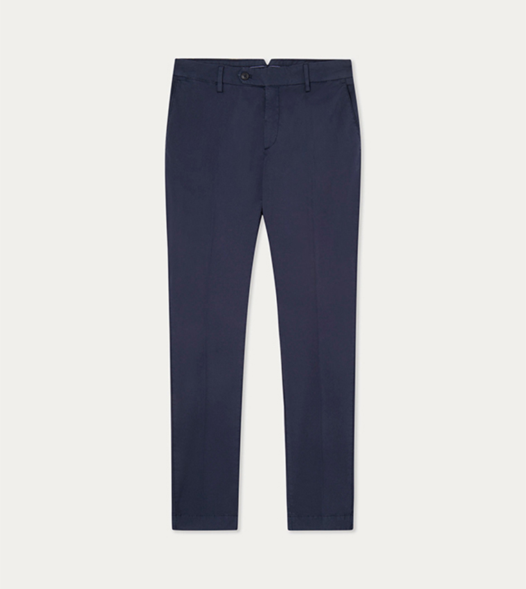 Solid Slim Fit Chino Pants