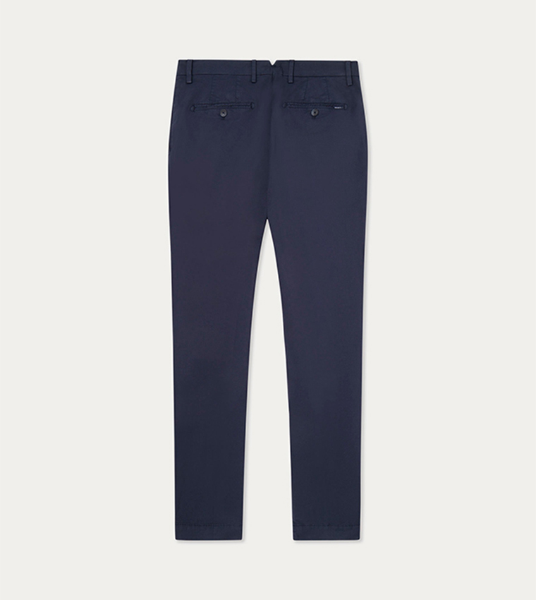Solid Slim Fit Chino Pants