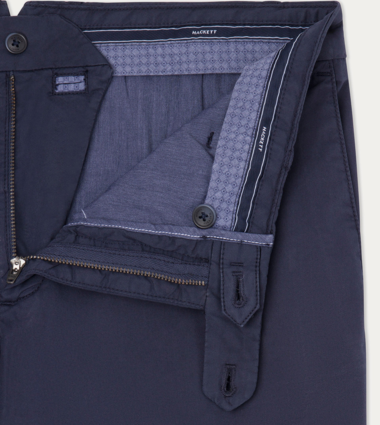 Solid Slim Fit Chino Pants