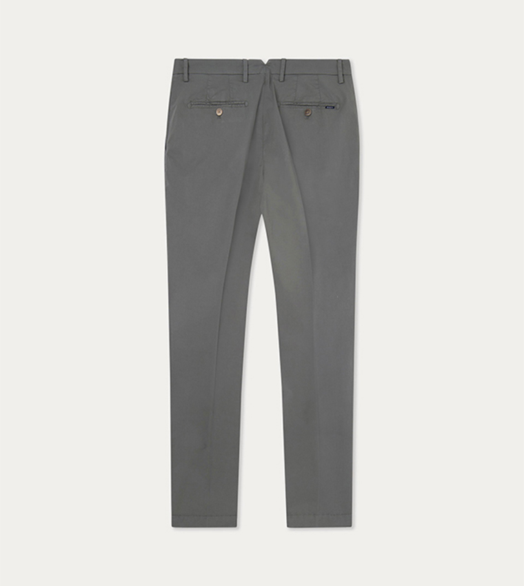 Solid Slim Fit Chino Pants