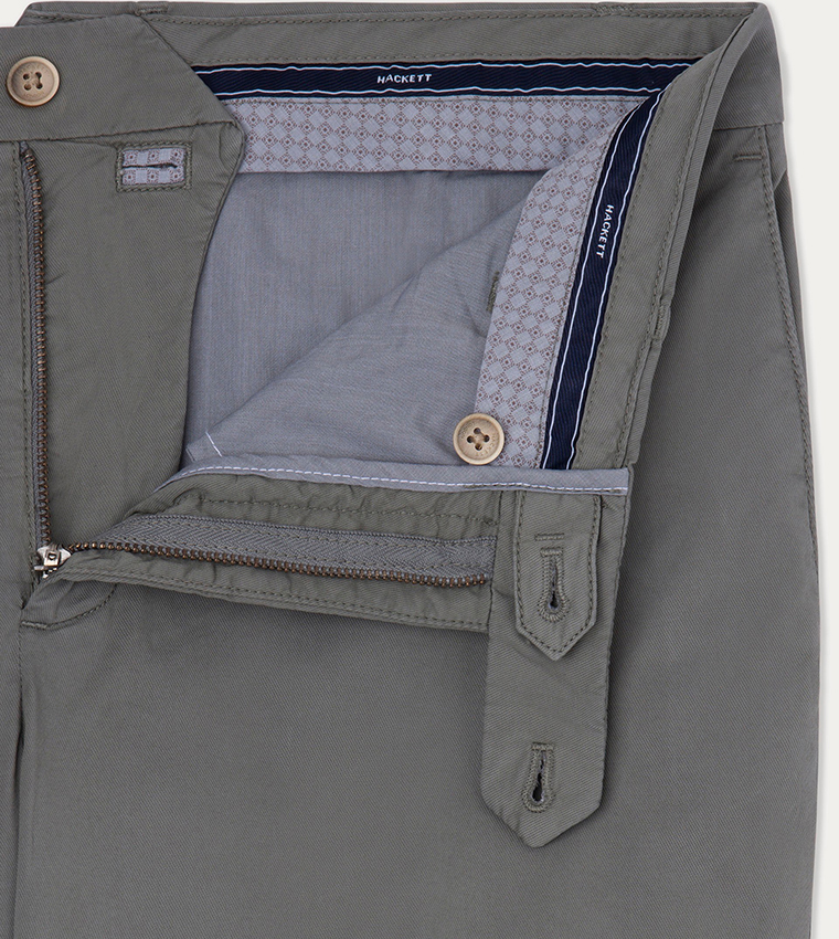 Solid Slim Fit Chino Pants