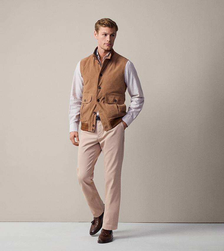Solid Slim Fit Chinos
