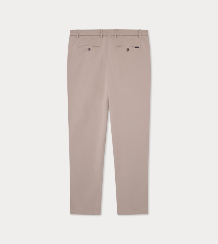 Solid Slim Fit Chinos