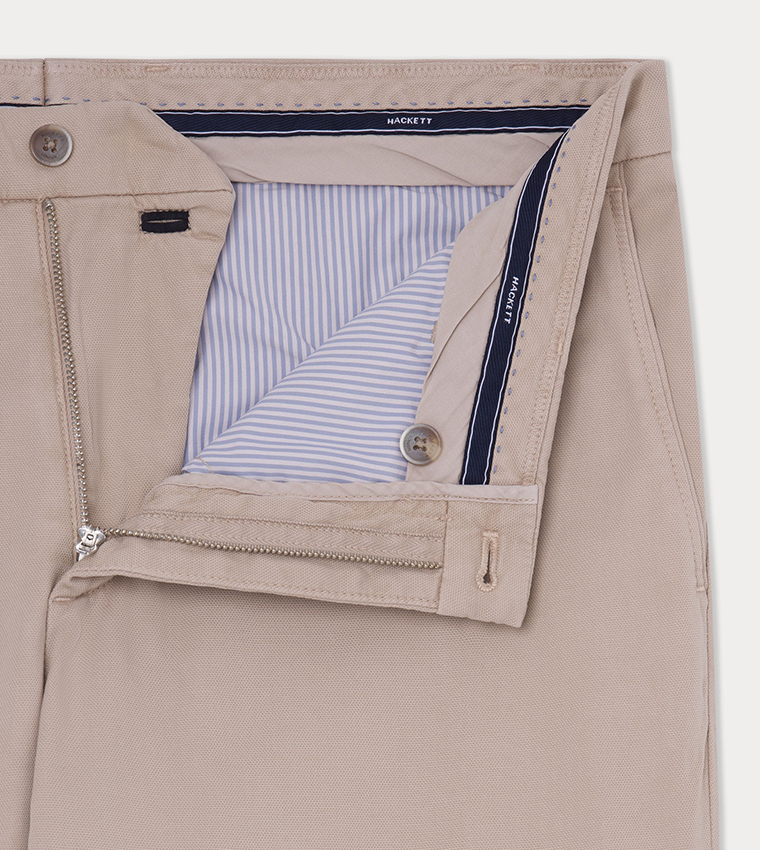 Solid Slim Fit Chinos