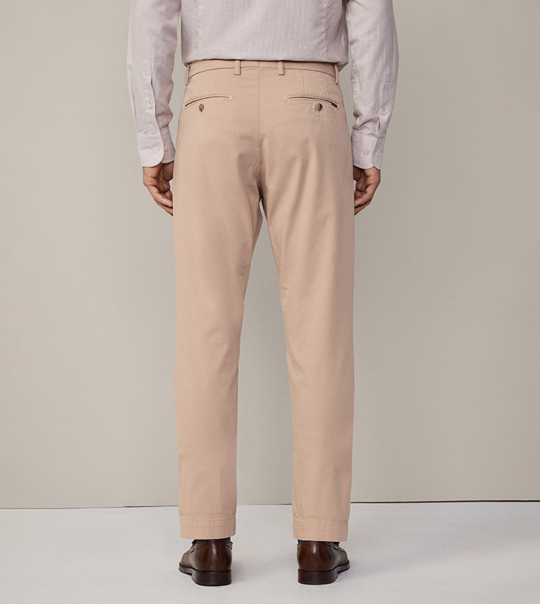Solid Slim Fit Chinos