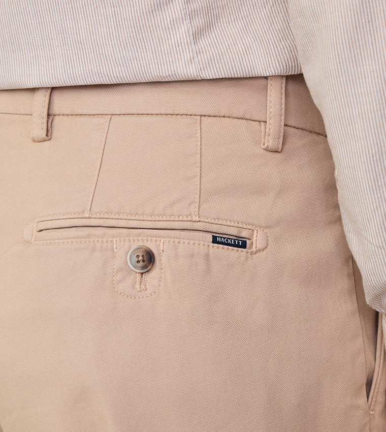 Solid Slim Fit Chinos