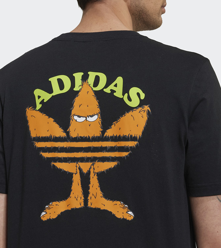 Buy Adidas Graphic Fun T Shirt In Black 6thStreet Qatar