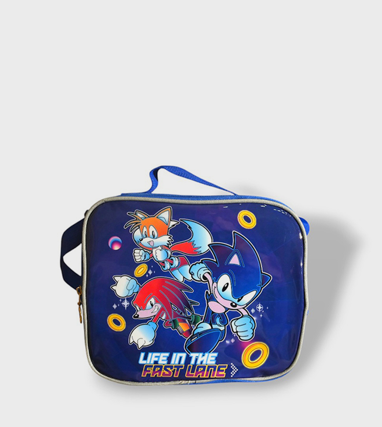 Sonic Themed 5-Piece 18" Trolley School Bag Set
