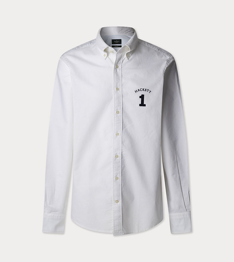 Applique Detail Long Sleeves Shirt