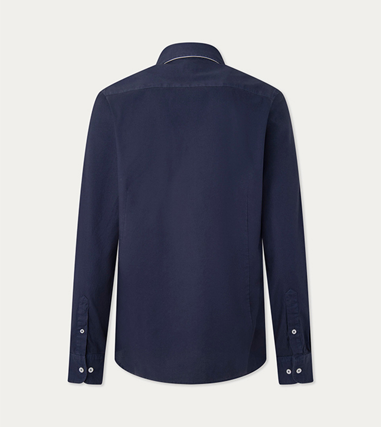 Logo Embroidered Oxford Shirt