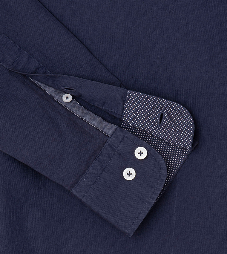 Logo Embroidered Oxford Shirt