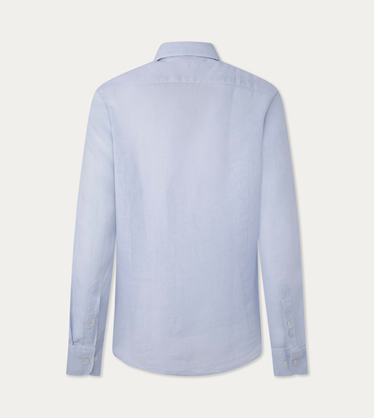 Logo Embroidered Long Sleeves Shirt