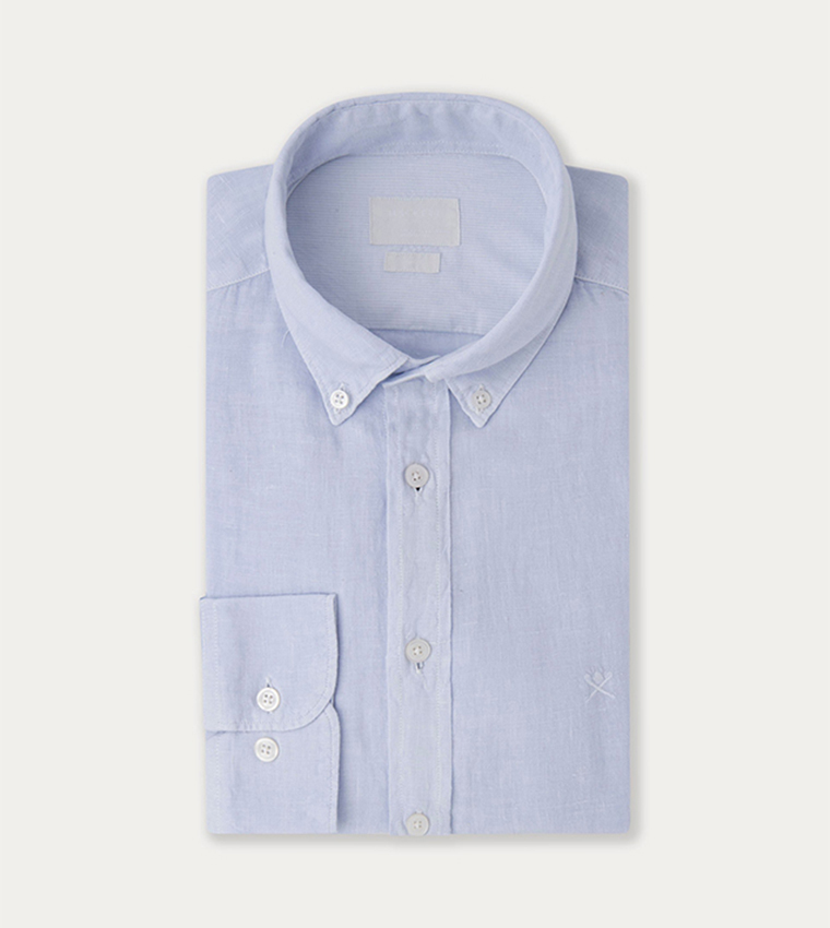 Logo Embroidered Long Sleeves Shirt