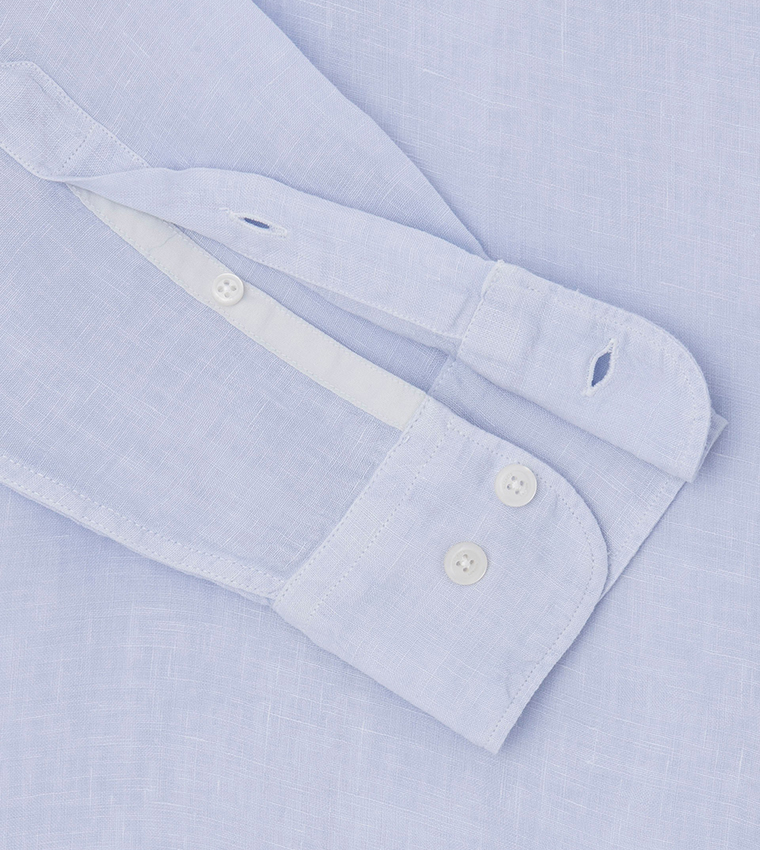 Logo Embroidered Long Sleeves Shirt