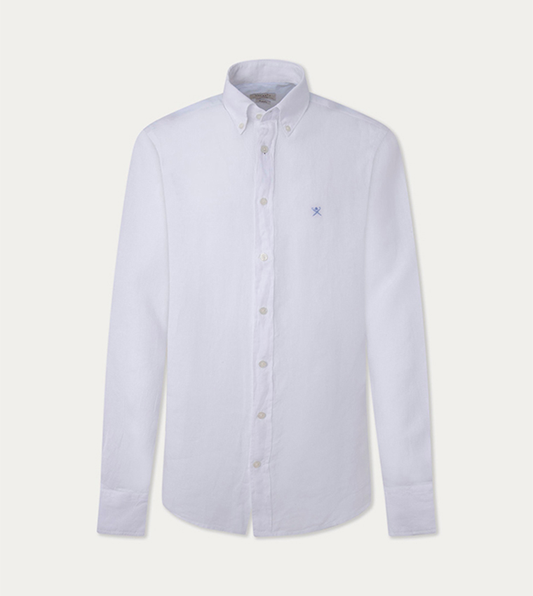 Logo Embroidered Long Sleeves Shirt