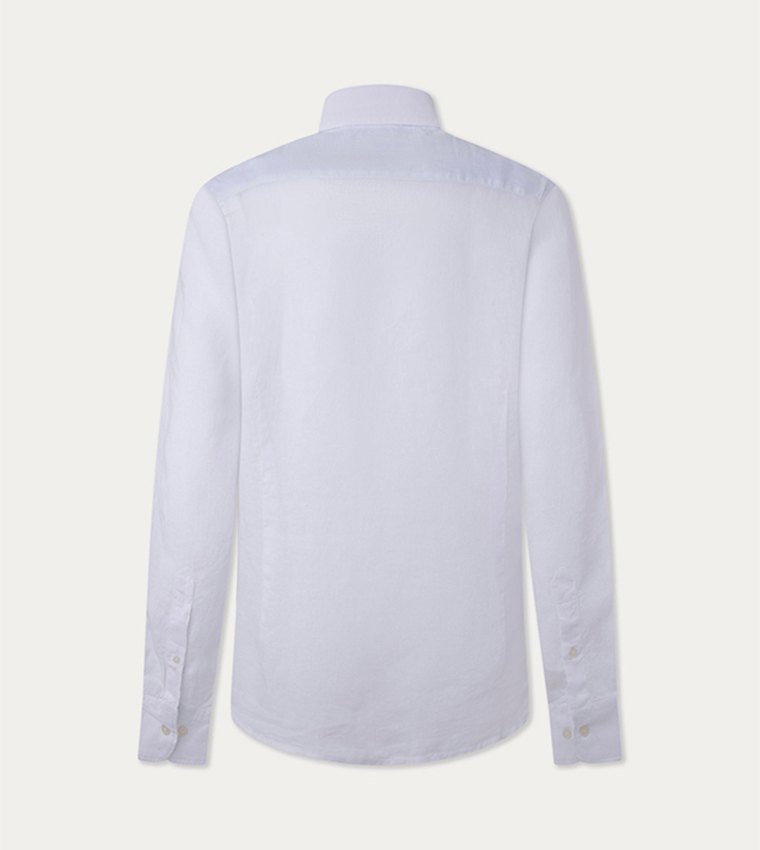 Logo Embroidered Long Sleeves Shirt