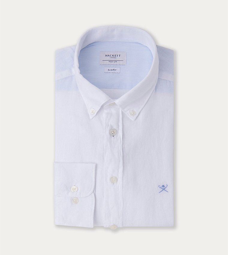 Logo Embroidered Long Sleeves Shirt