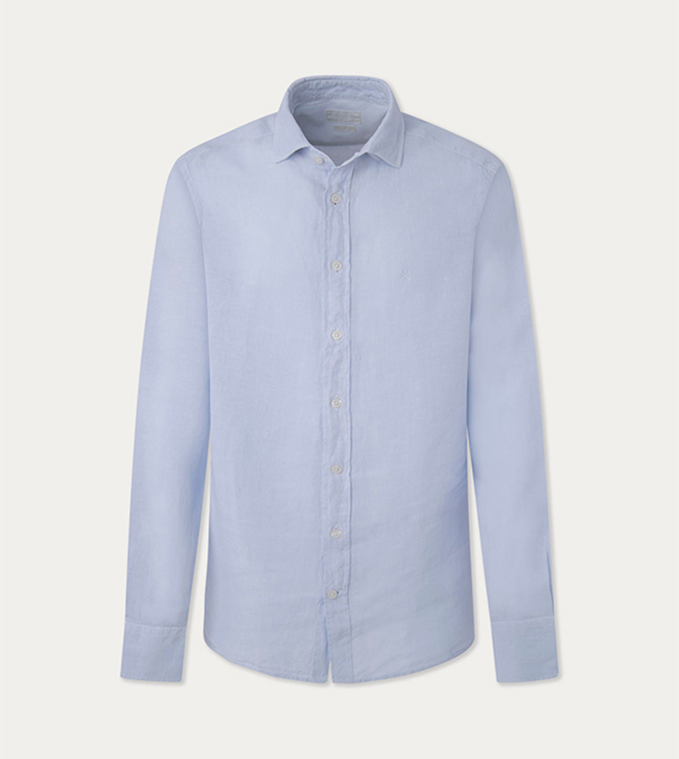 Logo Embroidered Long Sleeves Shirt