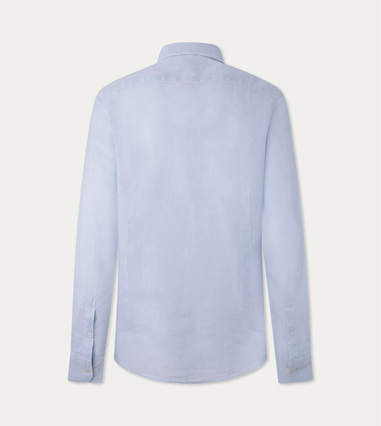 Logo Embroidered Long Sleeves Shirt