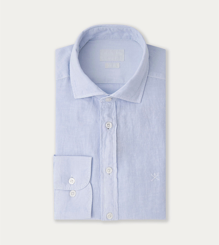 Logo Embroidered Long Sleeves Shirt