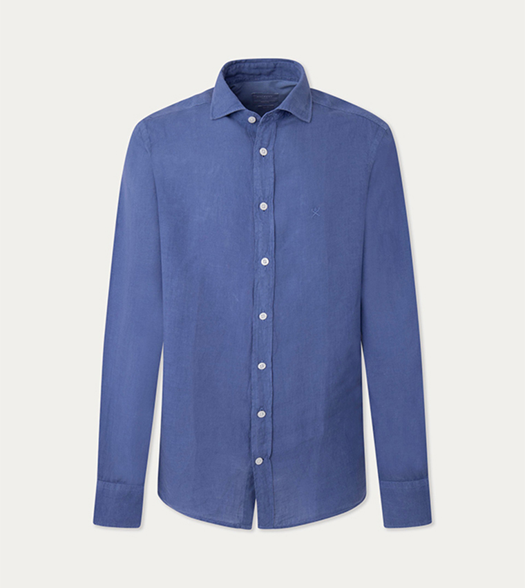 Logo Embroidered Long Sleeves Shirt