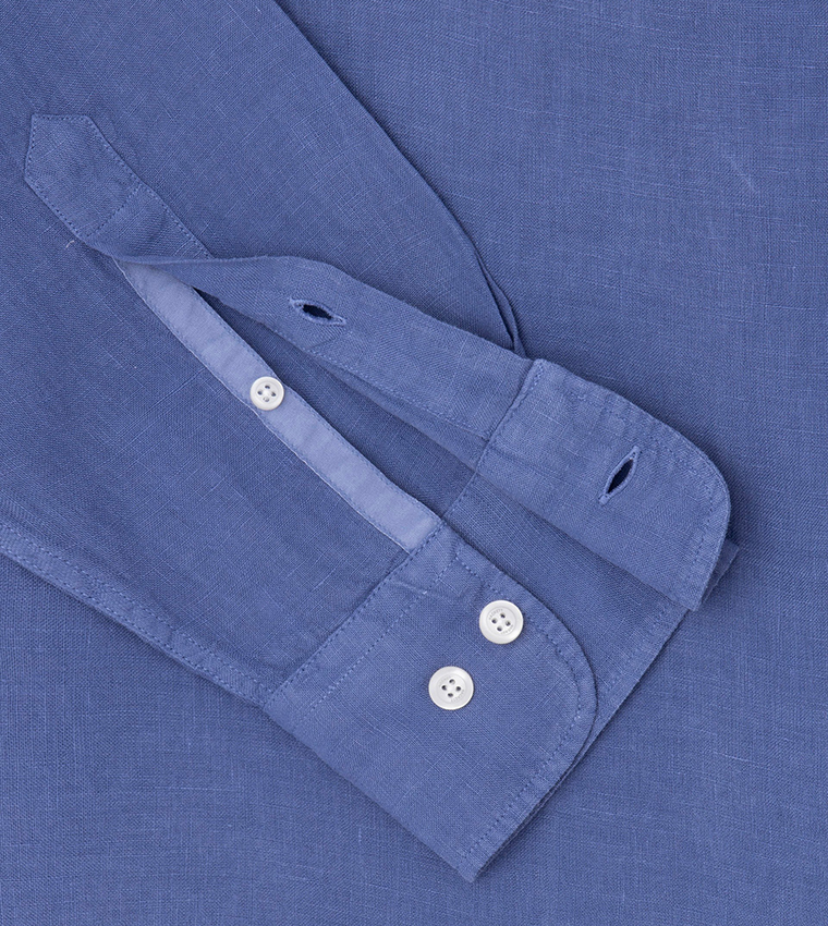 Logo Embroidered Long Sleeves Shirt