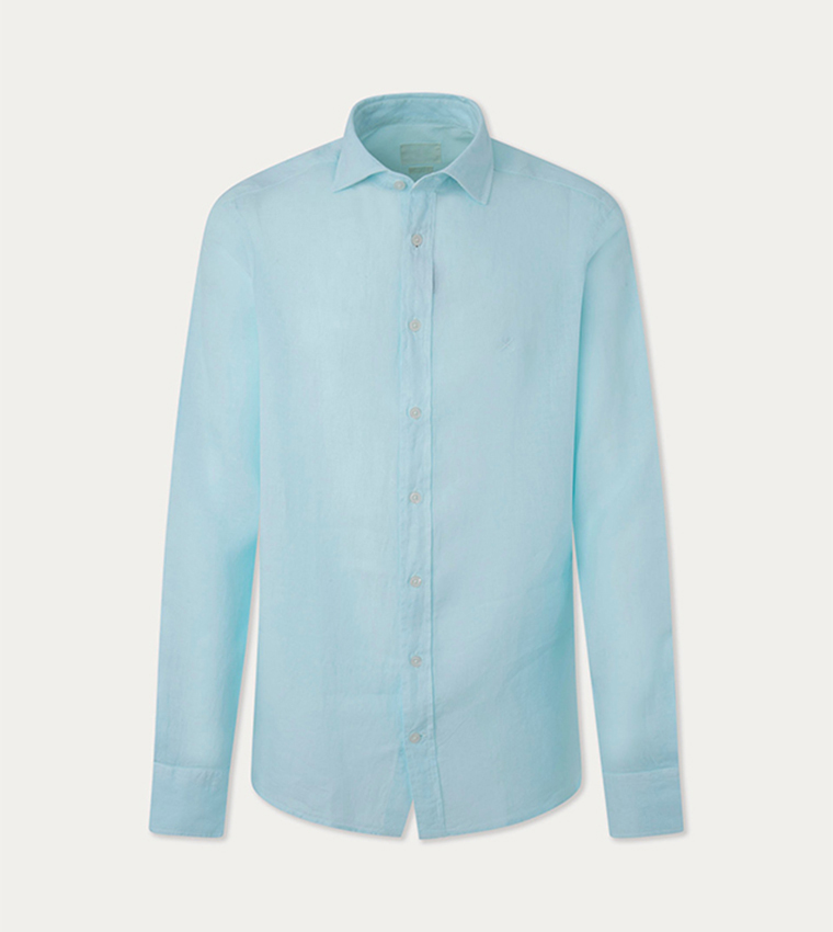 Logo Embroidered Long Sleeves Shirt