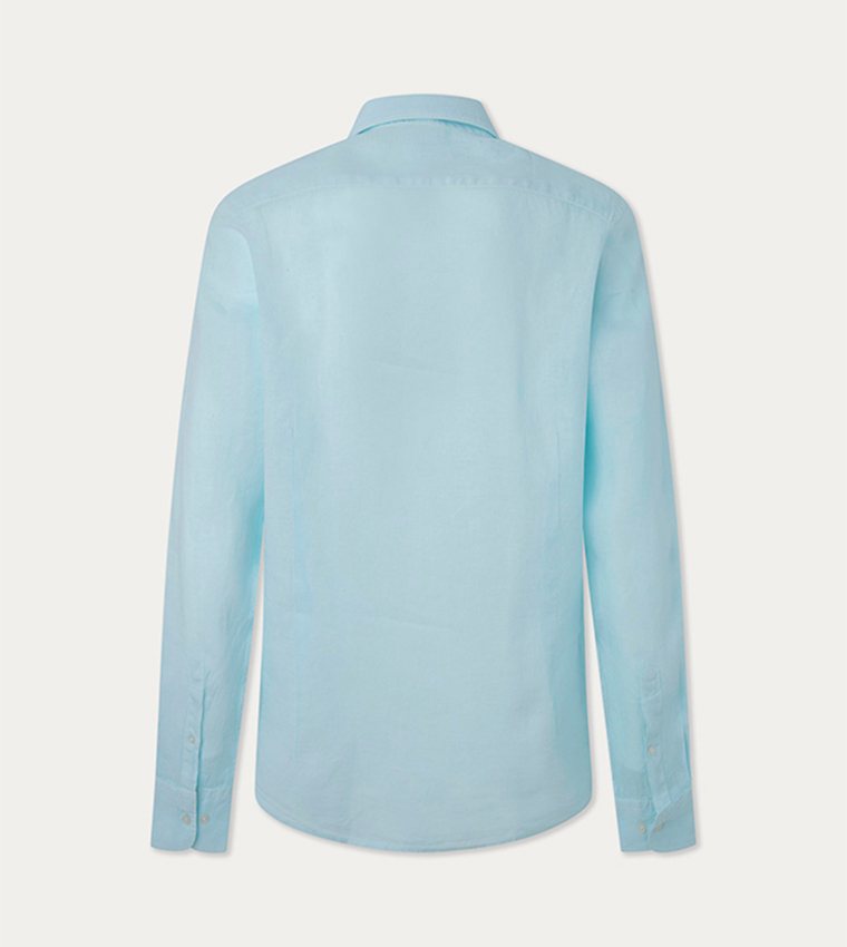 Logo Embroidered Long Sleeves Shirt