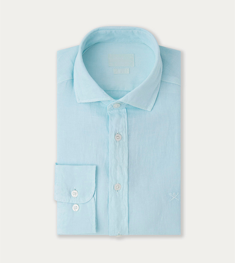 Logo Embroidered Long Sleeves Shirt