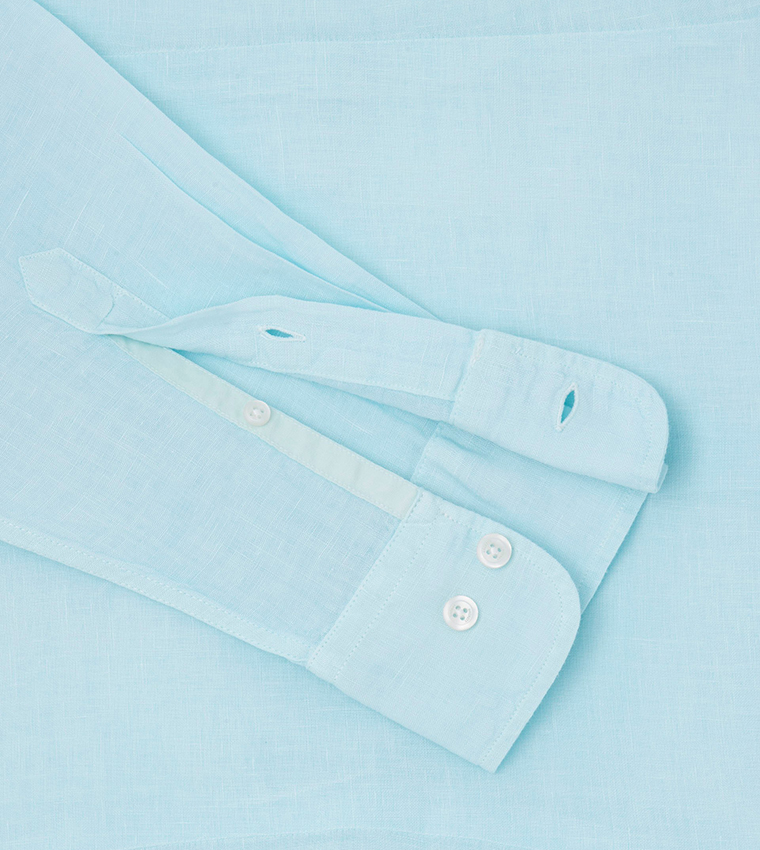 Logo Embroidered Long Sleeves Shirt