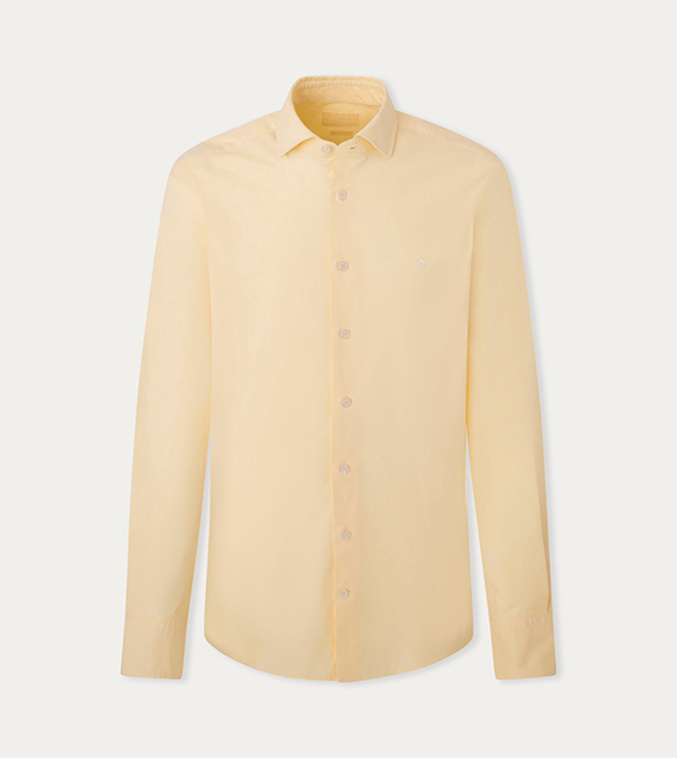 Logo Embroidered Long Sleeves Shirt