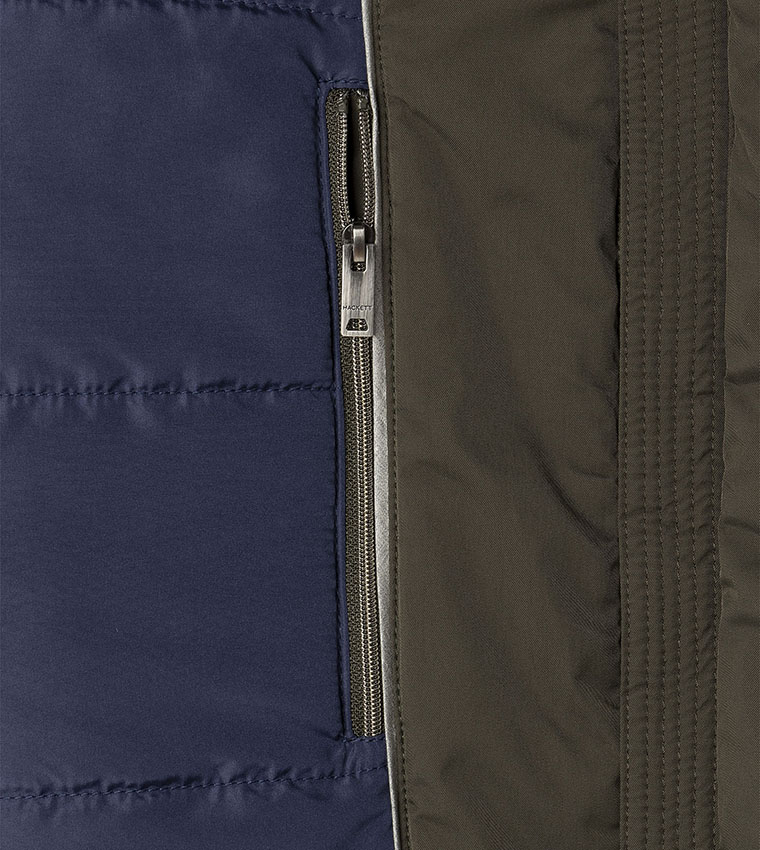 Solid High Neck Bomber Jacket