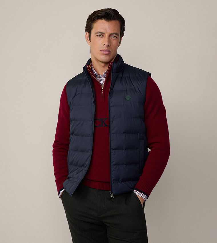 Zippered Heritage Padded Gilet