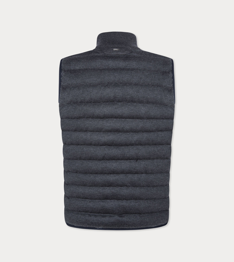 Zippered Reversible Padded Gilet