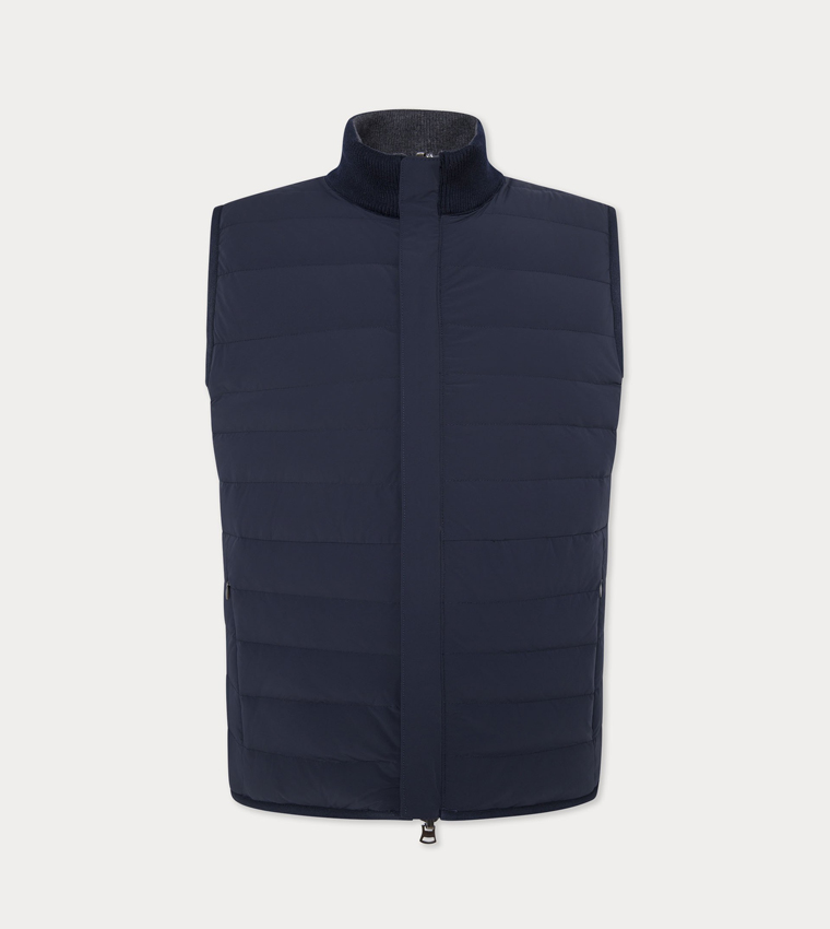 Zippered Reversible Padded Gilet
