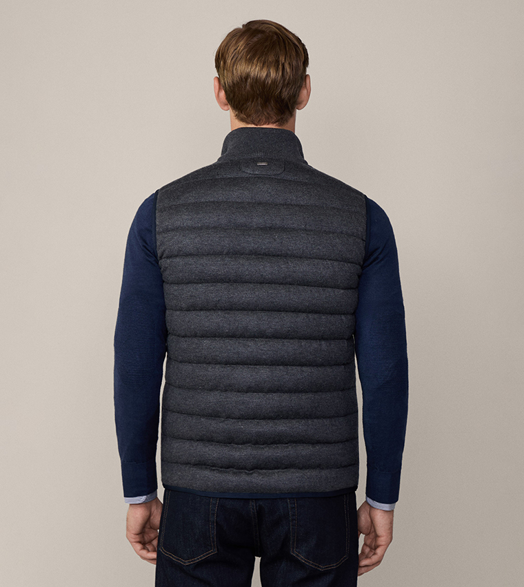 Zippered Reversible Padded Gilet